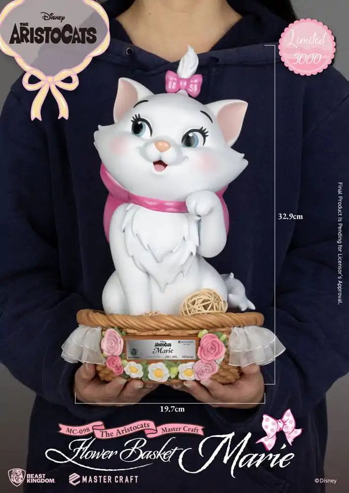 Aristocats Master Craft Statue Blumenkorb Marie 32 cm Produktfoto