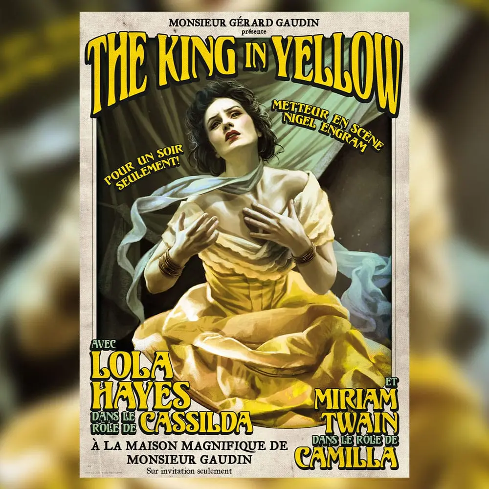 Arkham Horror Kunstdruck The King In Yellow Limited Edition 42 x 30 cm termékfotó