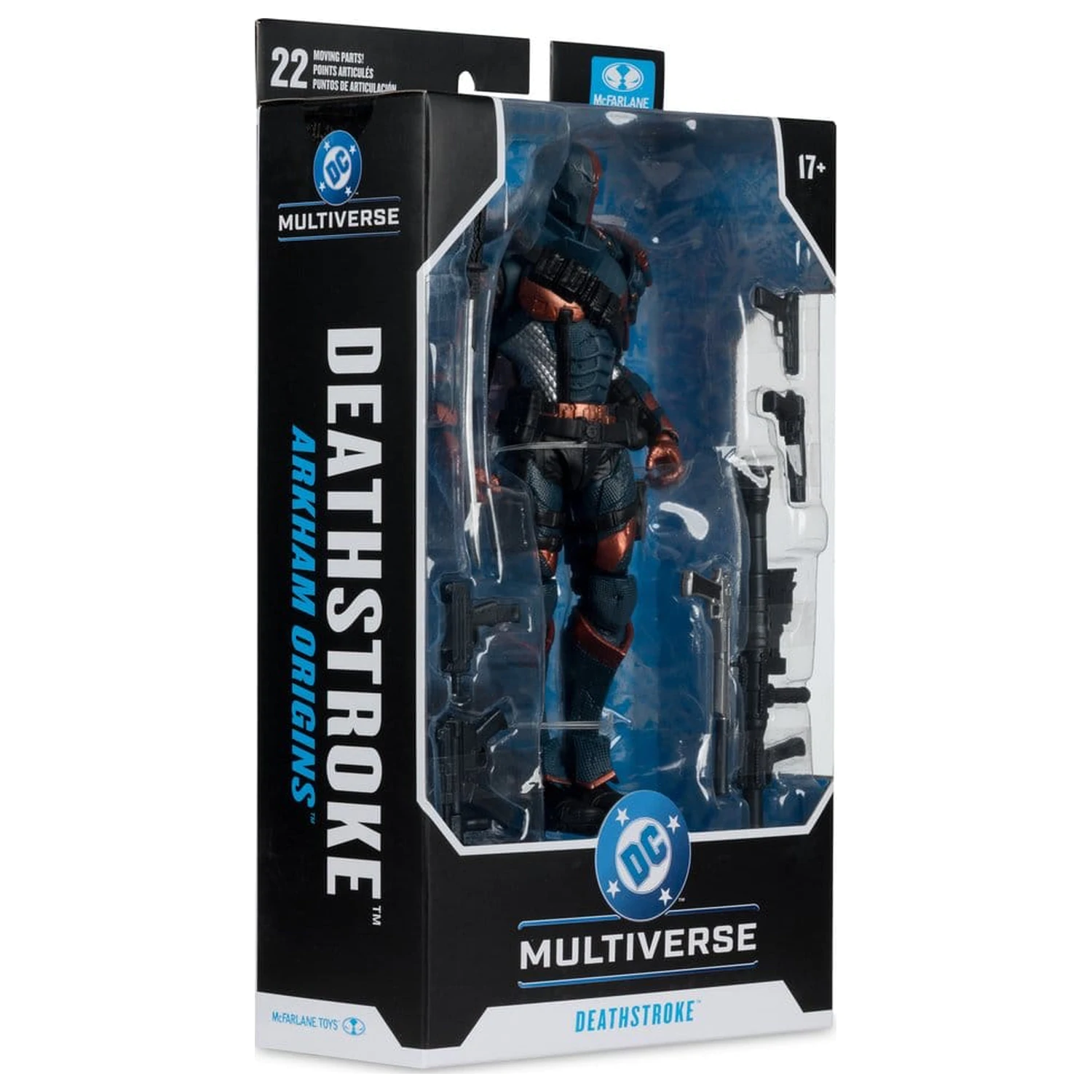 Arkham Origins DC Multiverse Action Figur Deathstroke 19 cm Produktfoto