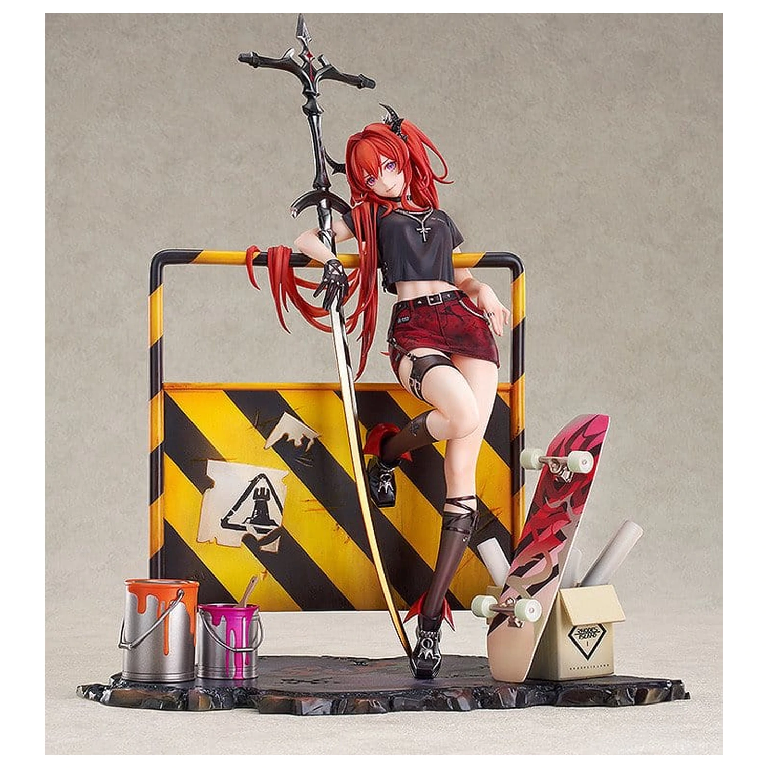 Arknights PVC Figur 1/7 Surtr: Liberté/Échec VER. 29 cm Produktfoto