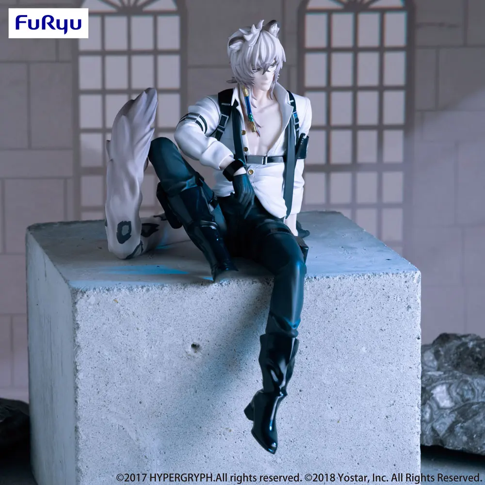 Arknights Noodle Stopper PVC Statue SilverAsh 19 cm Produktfoto