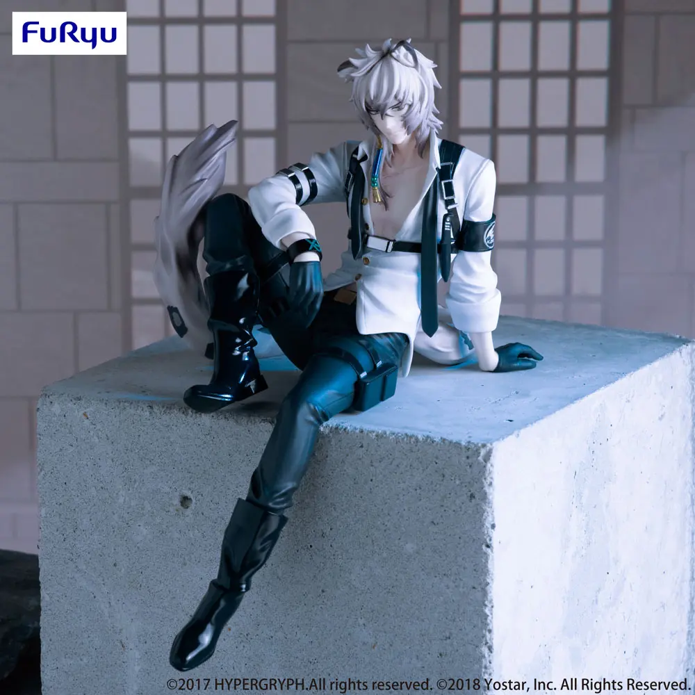 Arknights Noodle Stopper PVC Statue SilverAsh 19 cm Produktfoto