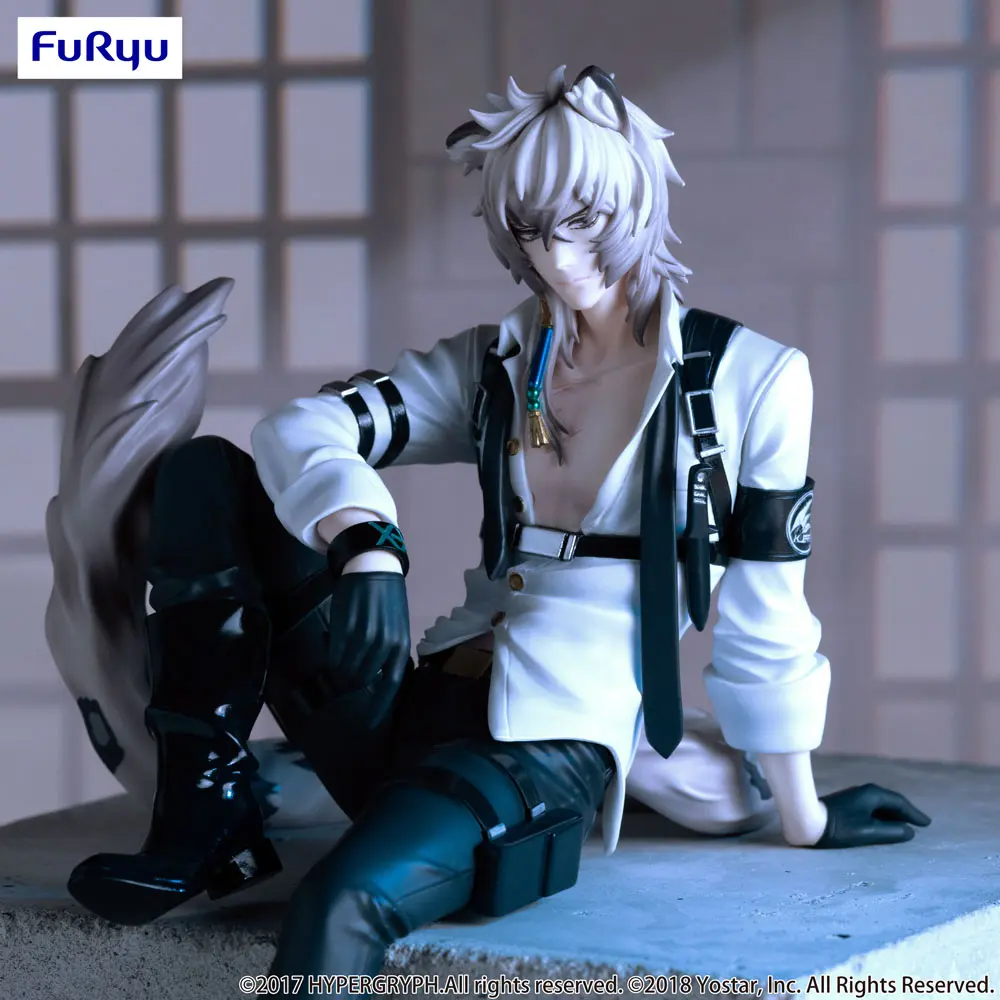 Arknights Noodle Stopper PVC Statue SilverAsh 19 cm Produktfoto