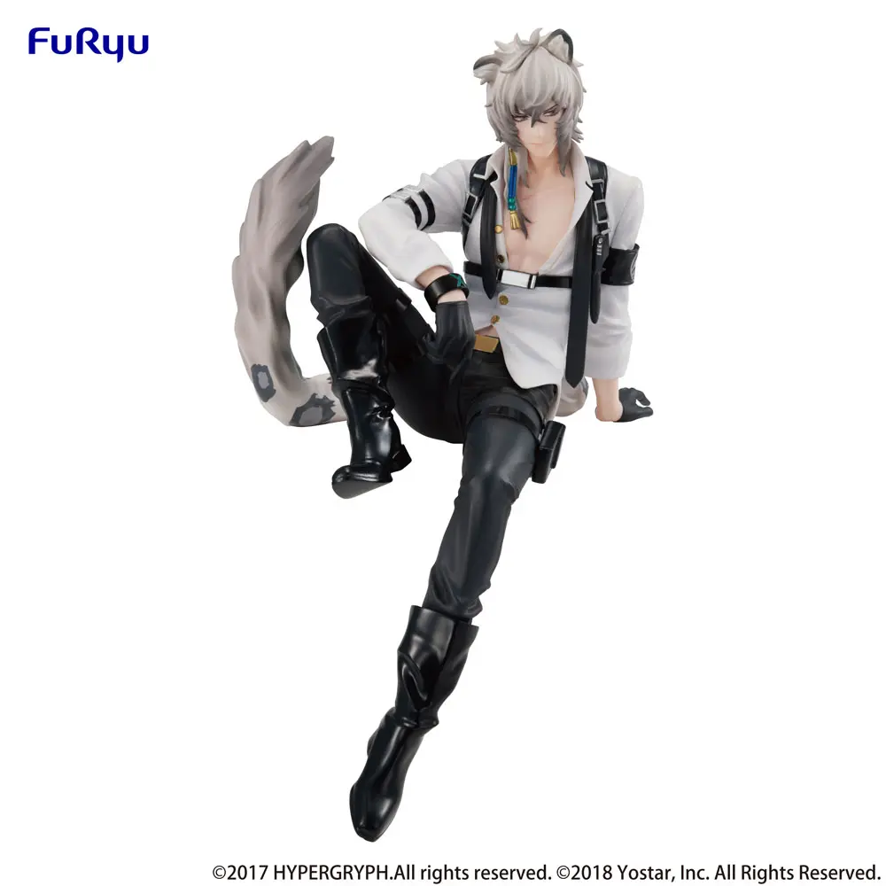 Arknights Noodle Stopper PVC Statue SilverAsh 19 cm Produktfoto