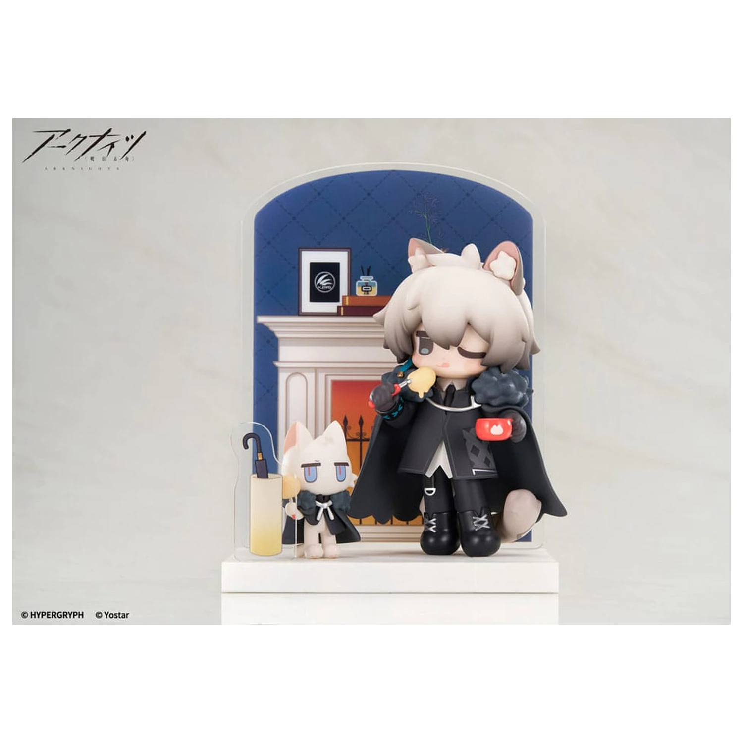 Arknights Would You Like A Dessert? Mini Serie PVC Statue SilverAsh 10 cm Produktfoto