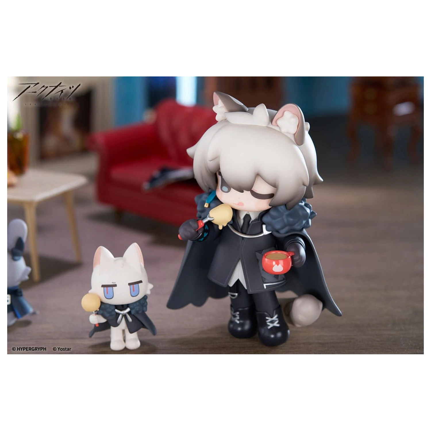 Arknights Would You Like A Dessert? Mini Serie PVC Statue SilverAsh 10 cm Produktfoto