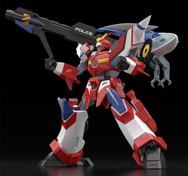 Armored Police Metal Jack Moderoid Plastic Model Kit Hyper Red Jack Armor 16 cm Produktfoto