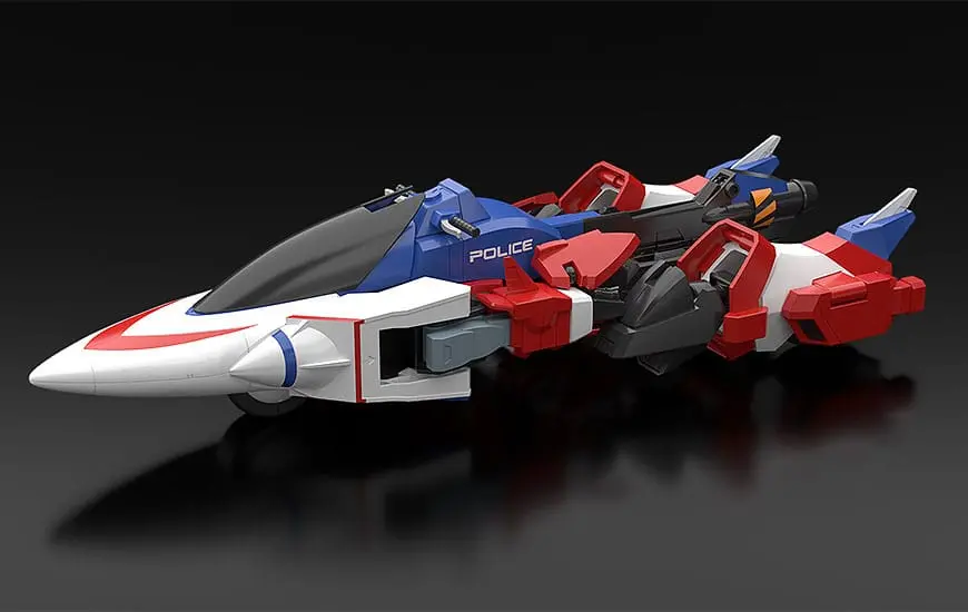Armored Police Metal Jack Moderoid Plastic Model Kit Hyper Red Jack Armor 16 cm Produktfoto