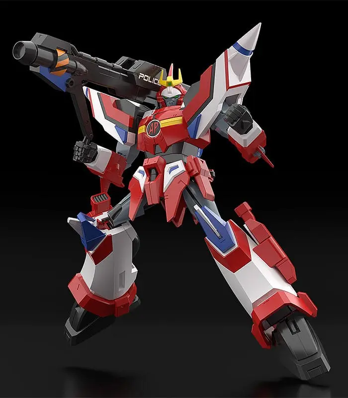Armored Police Metal Jack Moderoid Plastic Model Kit Hyper Red Jack Armor 16 cm Produktfoto