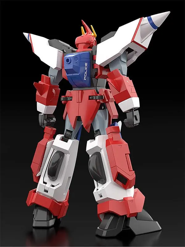 Armored Police Metal Jack Moderoid Plastic Model Kit Hyper Red Jack Armor 16 cm Produktfoto