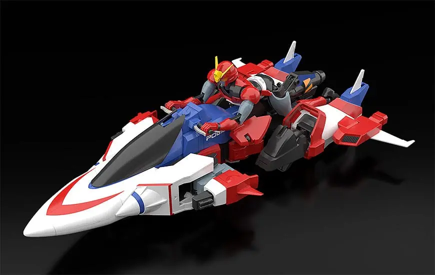 Armored Police Metal Jack Moderoid Plastic Model Kit Hyper Red Jack Armor 16 cm Produktfoto