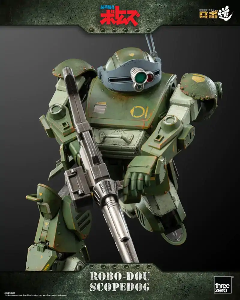 Armored Trooper Votoms Robo-Dou Actionfigur Scopedog 15 cm Produktfoto
