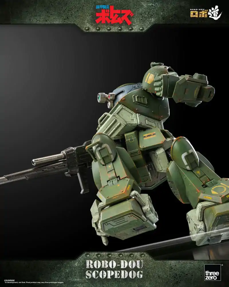 Armored Trooper Votoms Robo-Dou Actionfigur Scopedog 15 cm Produktfoto