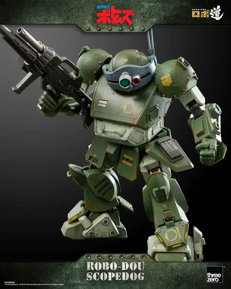Armored Trooper Votoms Robo-Dou Actionfigur Scopedog 15 cm Produktfoto