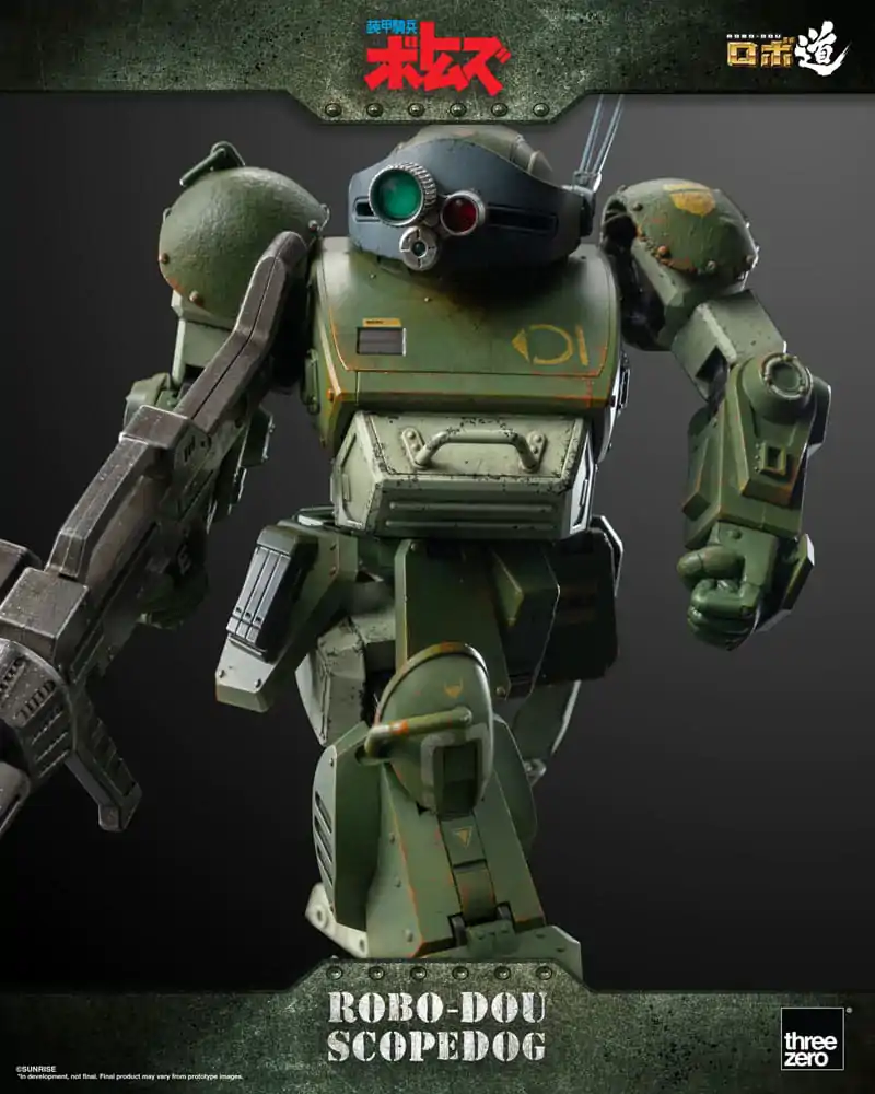 Armored Trooper Votoms Robo-Dou Actionfigur Scopedog 15 cm Produktfoto