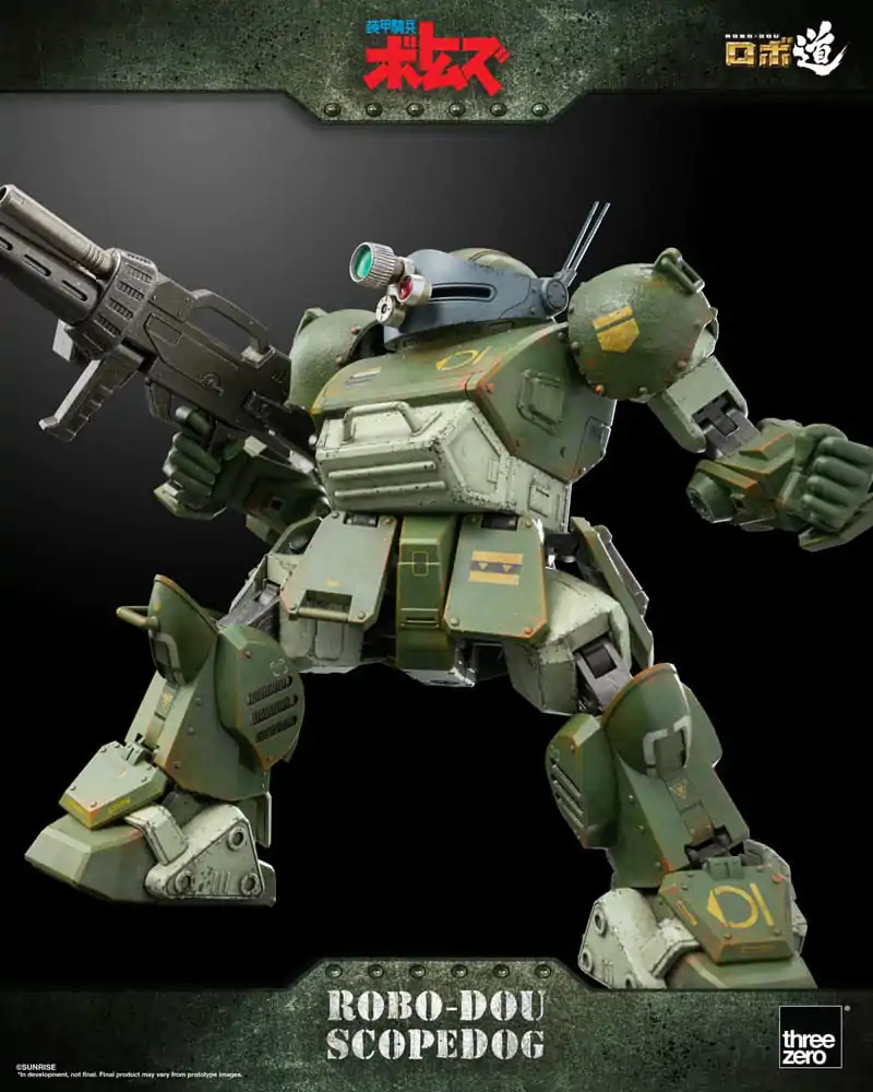 Armored Trooper Votoms Robo-Dou Actionfigur Scopedog 15 cm Produktfoto