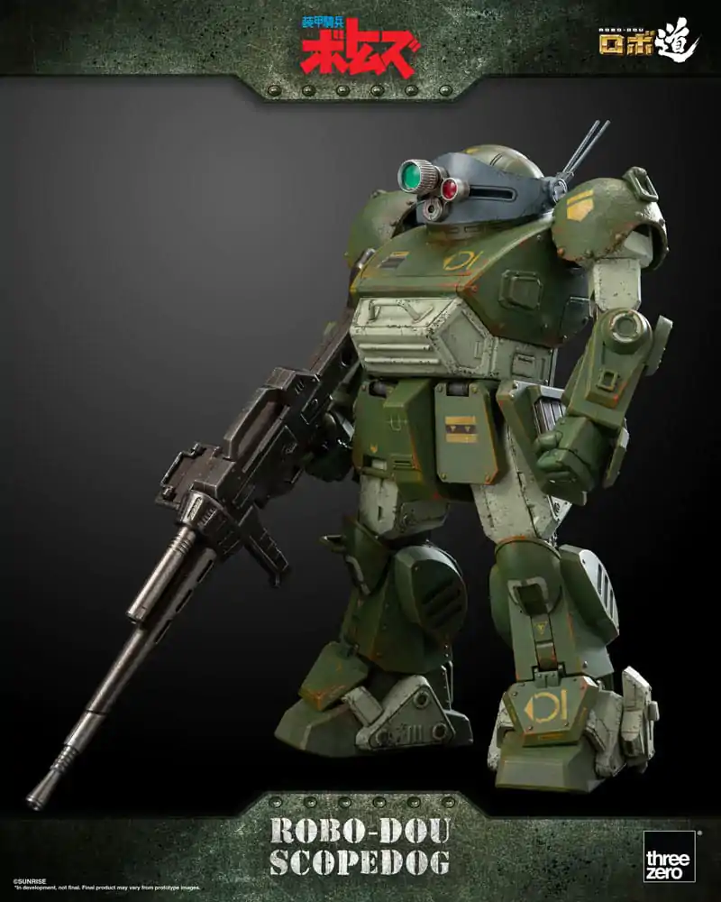 Armored Trooper Votoms Robo-Dou Actionfigur Scopedog 15 cm Produktfoto