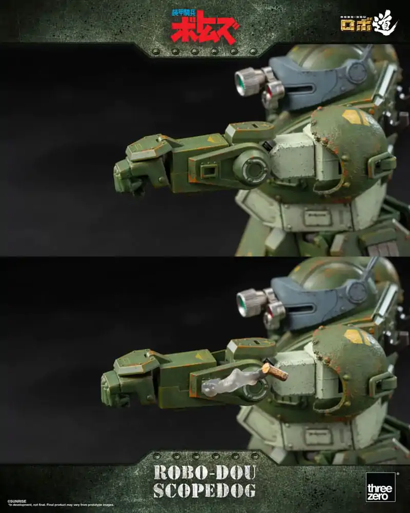 Armored Trooper Votoms Robo-Dou Actionfigur Scopedog 15 cm Produktfoto