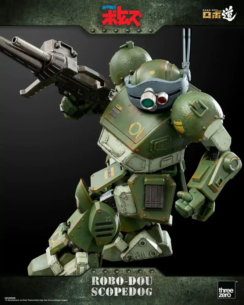 Armored Trooper Votoms Robo-Dou Actionfigur Scopedog 15 cm Produktfoto
