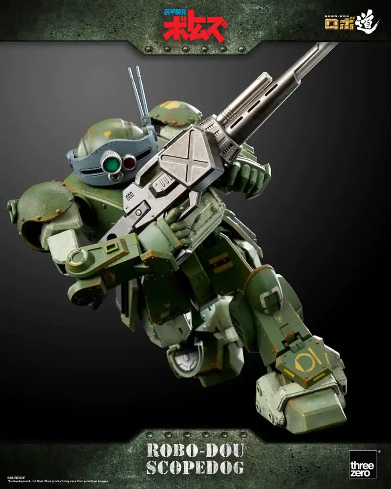 Armored Trooper Votoms Robo-Dou Actionfigur Scopedog 15 cm Produktfoto