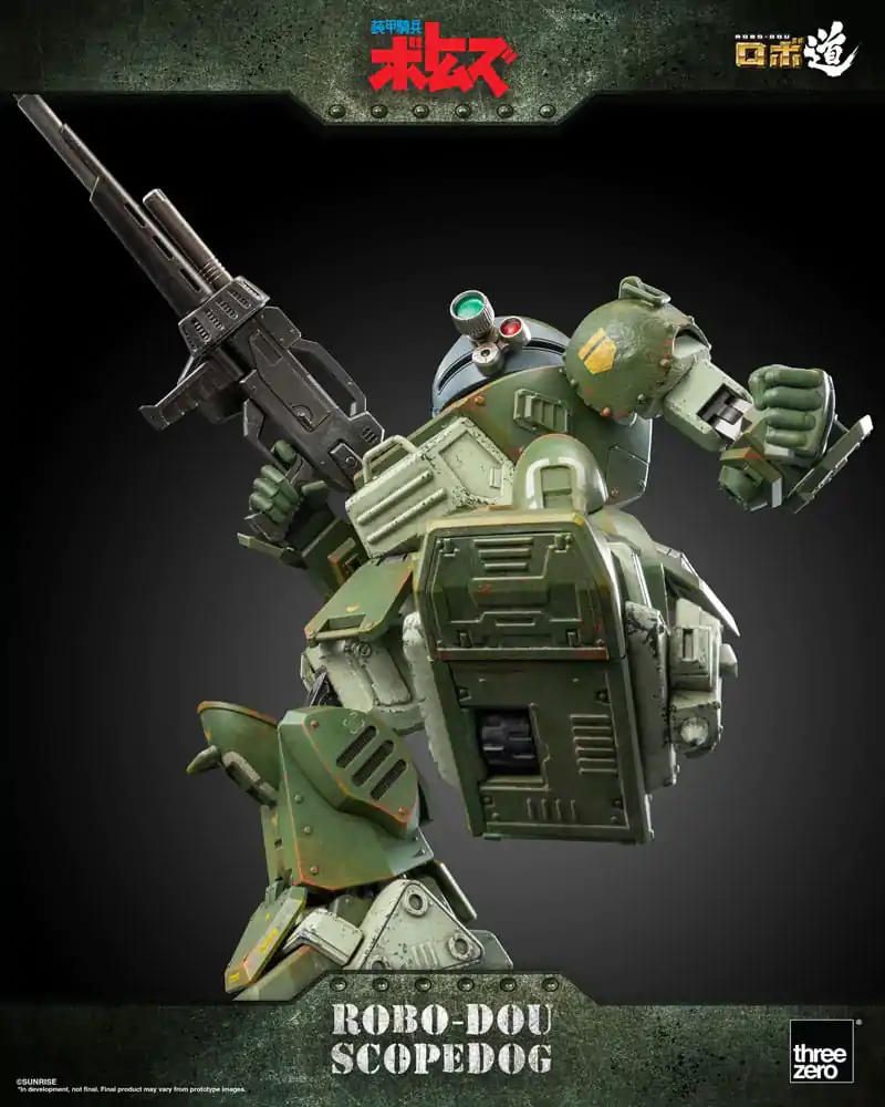 Armored Trooper Votoms Robo-Dou Actionfigur Scopedog 15 cm Produktfoto