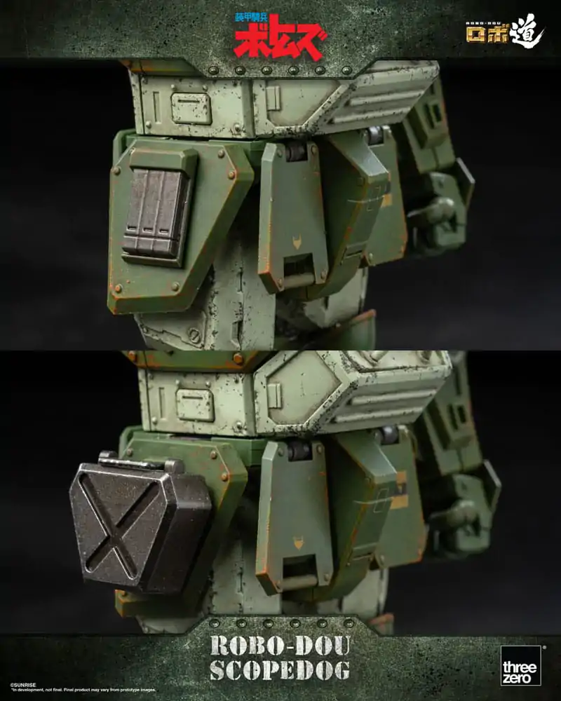 Armored Trooper Votoms Robo-Dou Actionfigur Scopedog 15 cm Produktfoto