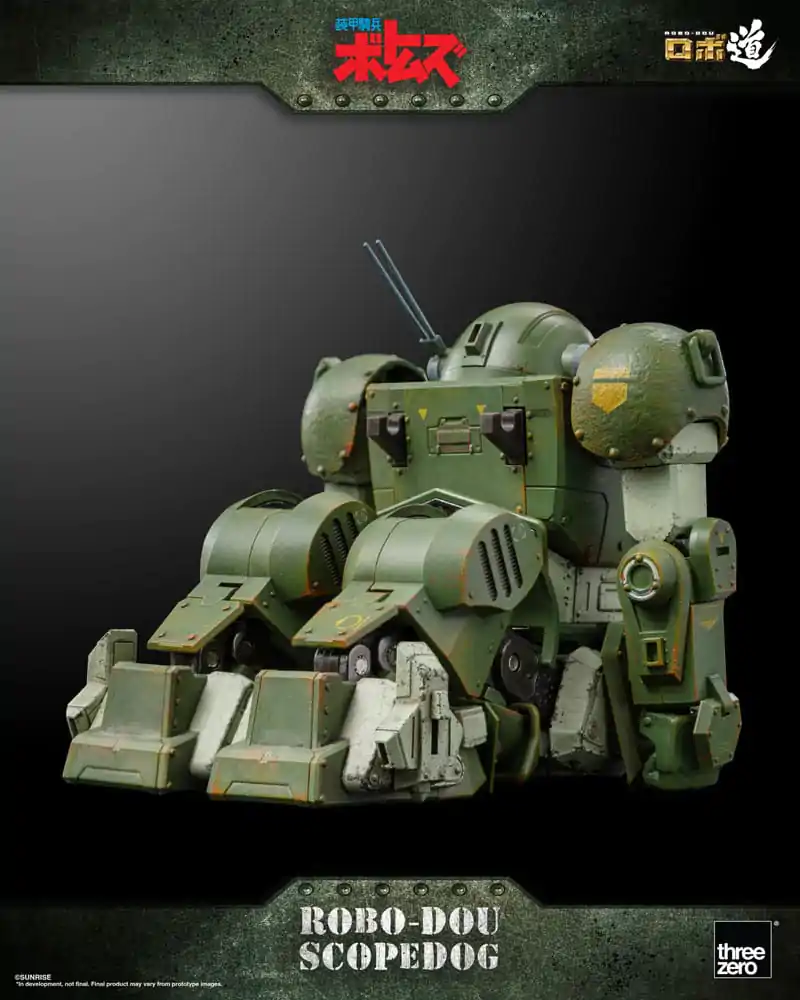 Armored Trooper Votoms Robo-Dou Actionfigur Scopedog 15 cm Produktfoto