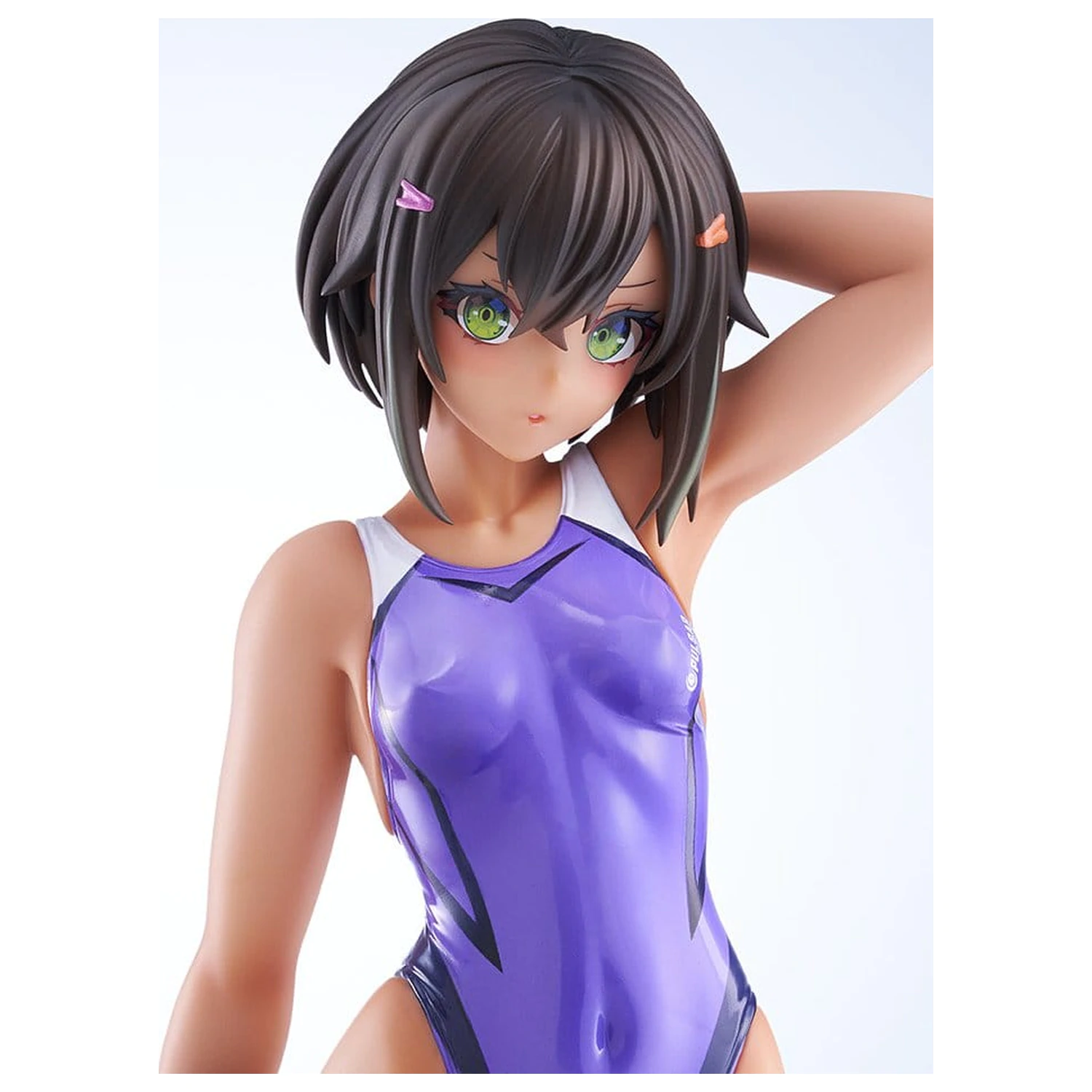 Arms Note PVC Figur 1/7 Buchou-chan of the Swimming Club Purple Swimsuit Ver. 22 cm Produktfoto