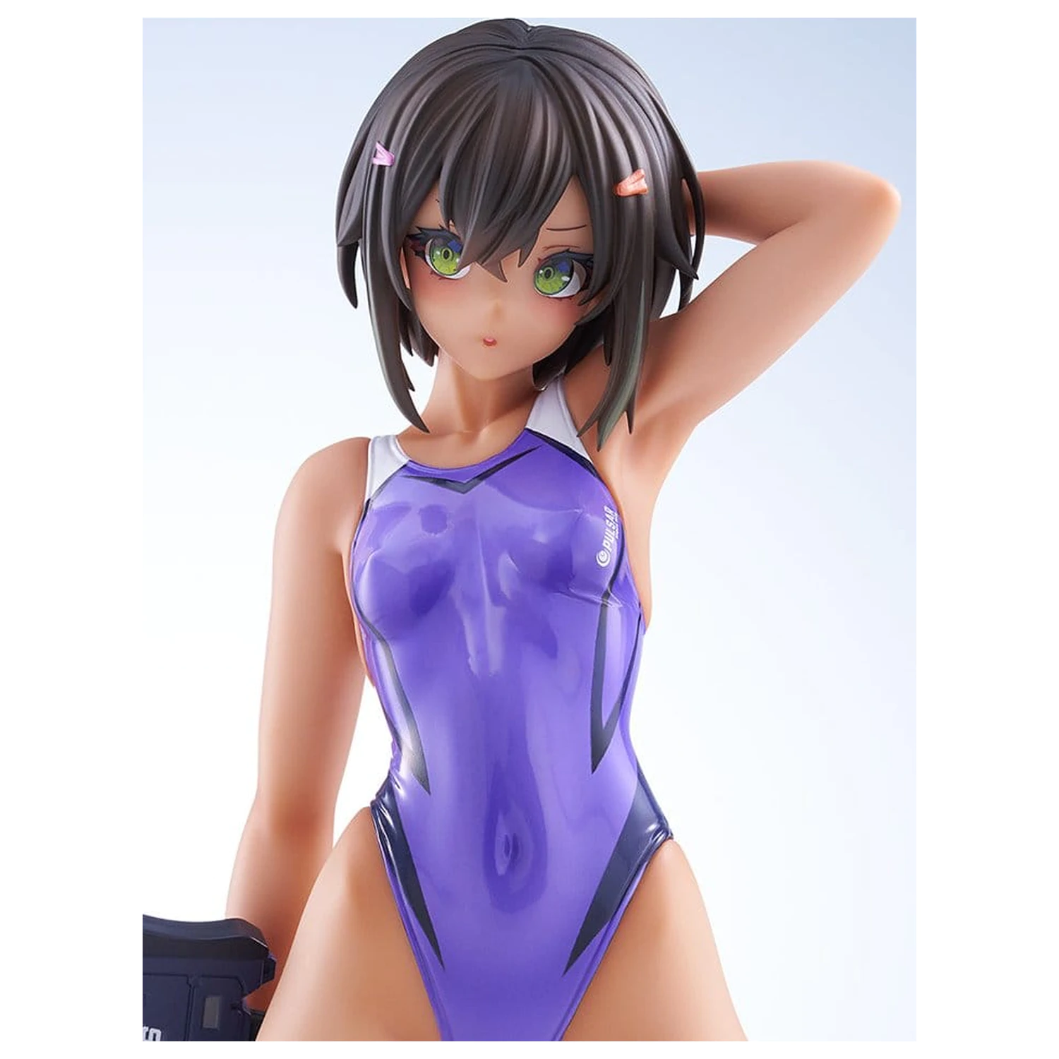 Arms Note PVC Figur 1/7 Buchou-chan of the Swimming Club Purple Swimsuit Ver. 22 cm Produktfoto