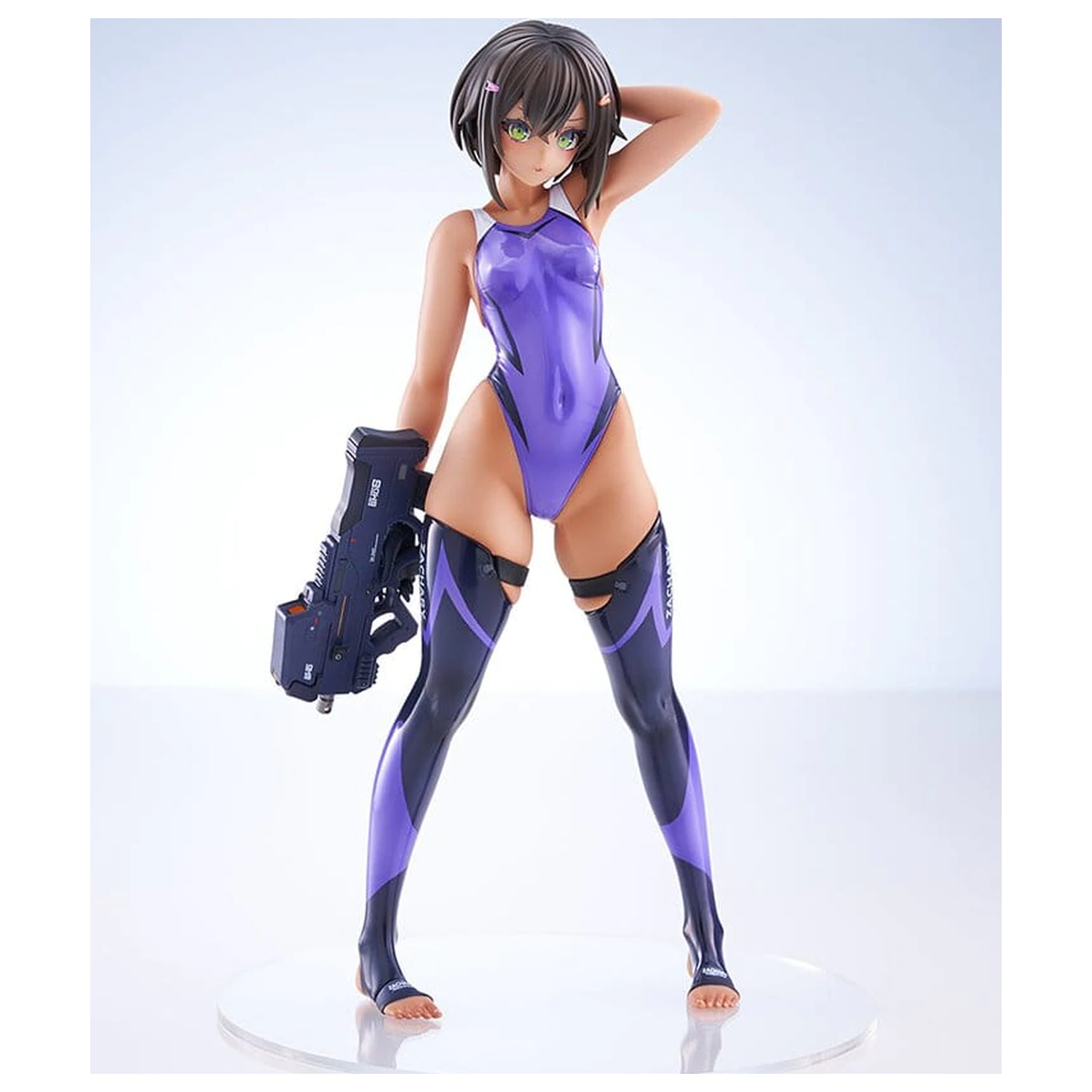 Arms Note PVC Figur 1/7 Buchou-chan of the Swimming Club Purple Swimsuit Ver. 22 cm Produktfoto