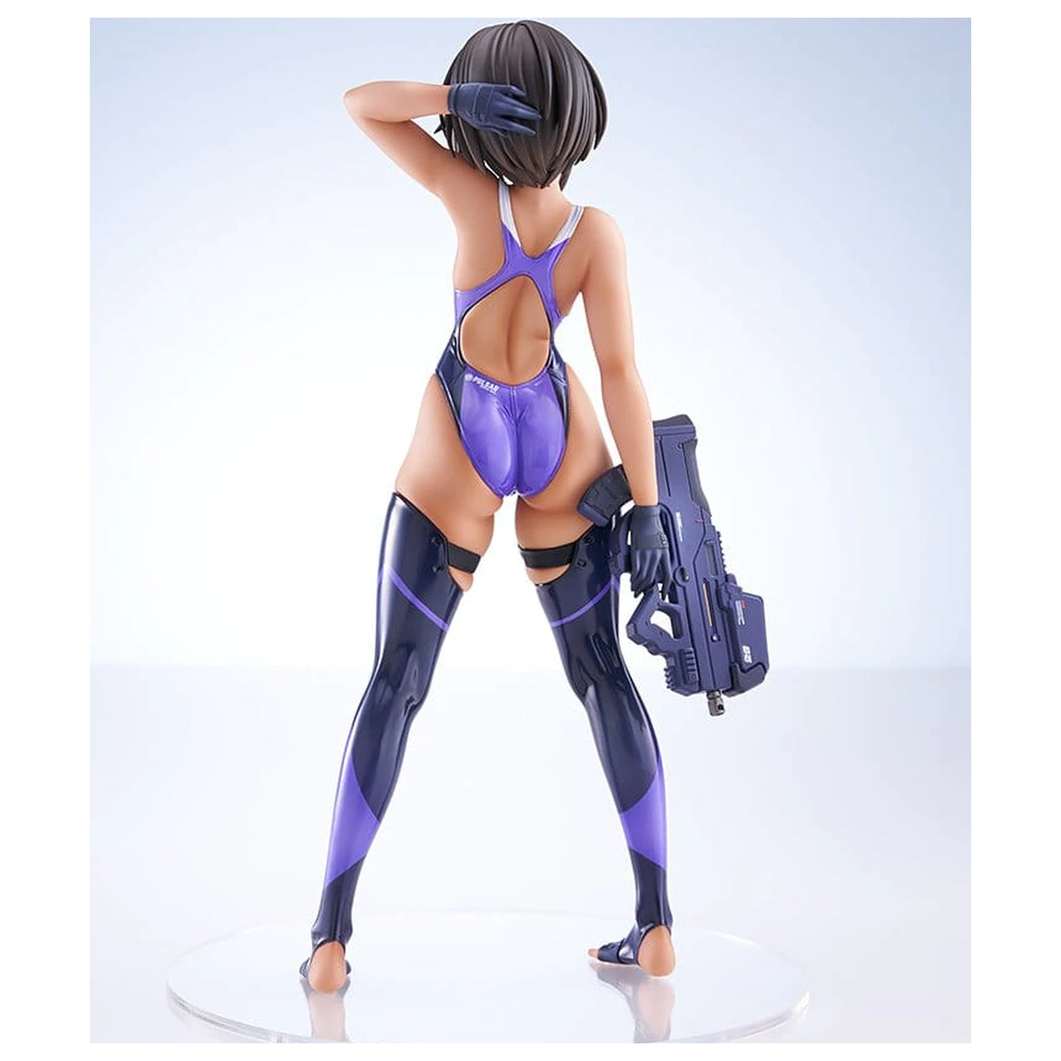 Arms Note PVC Figur 1/7 Buchou-chan of the Swimming Club Purple Swimsuit Ver. 22 cm Produktfoto