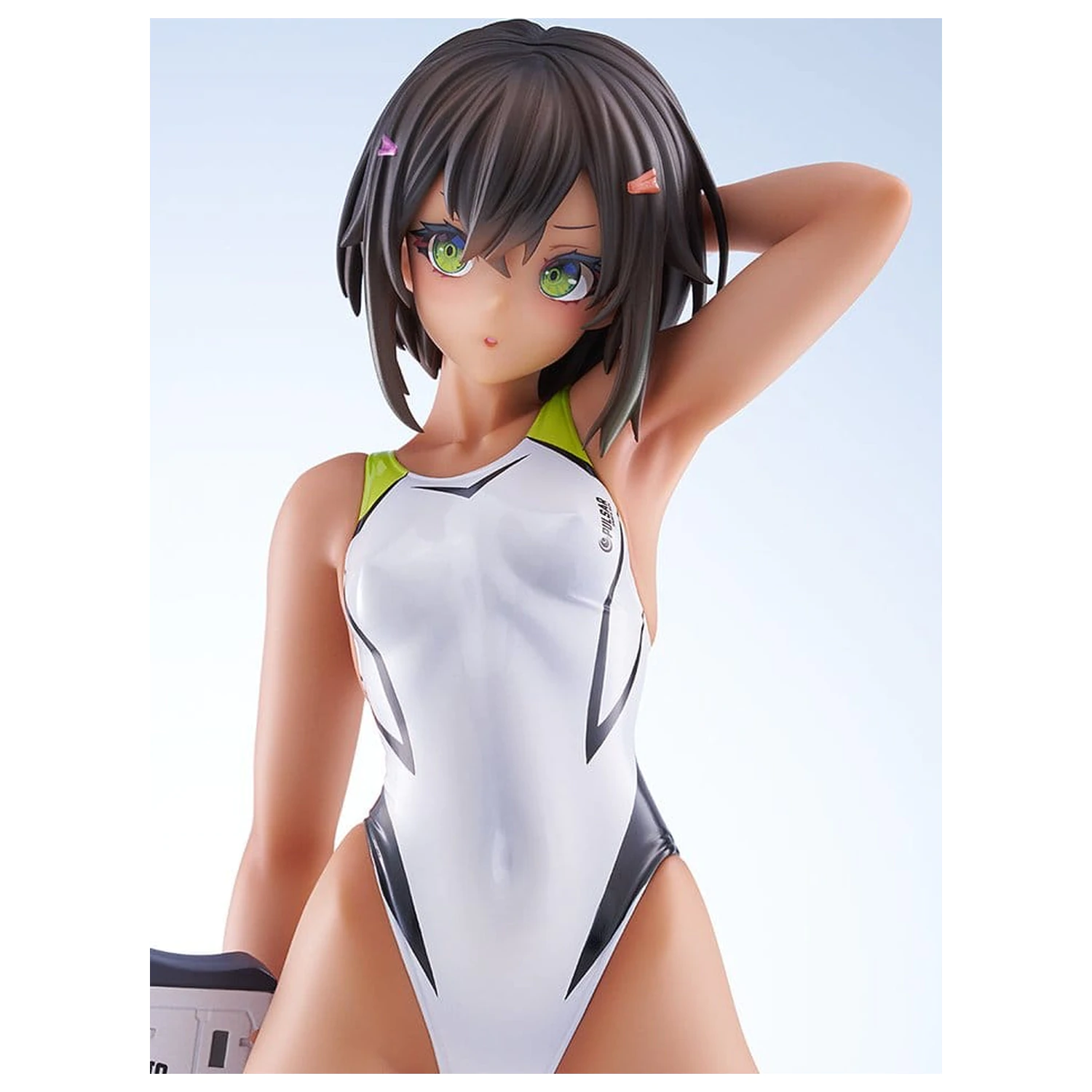 Arms Note PVC Figur 1/7 Buchou-chan of the Swimming Club White Swimsuit Ver. 22 cm Produktfoto