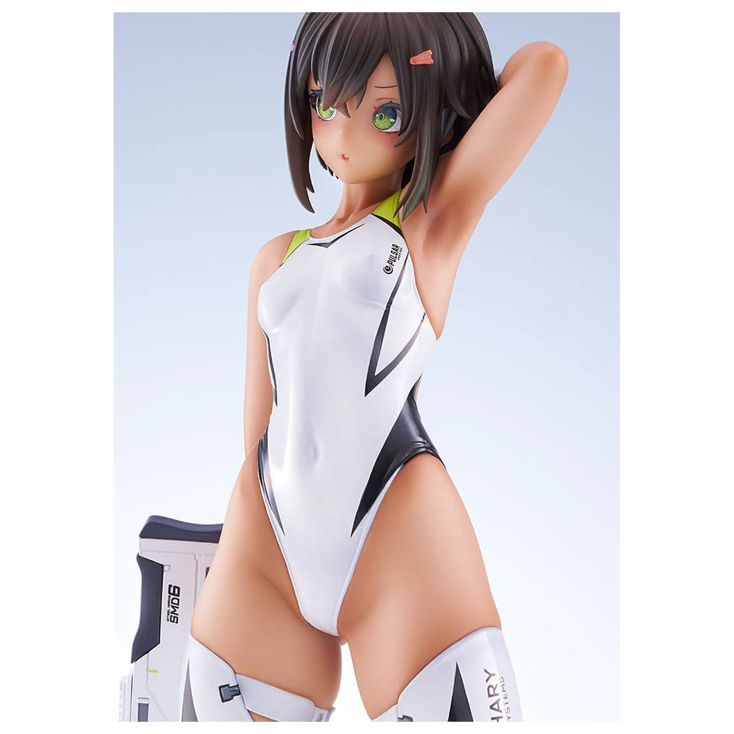 Arms Note PVC Figur 1/7 Buchou-chan of the Swimming Club White Swimsuit Ver. 22 cm Produktfoto