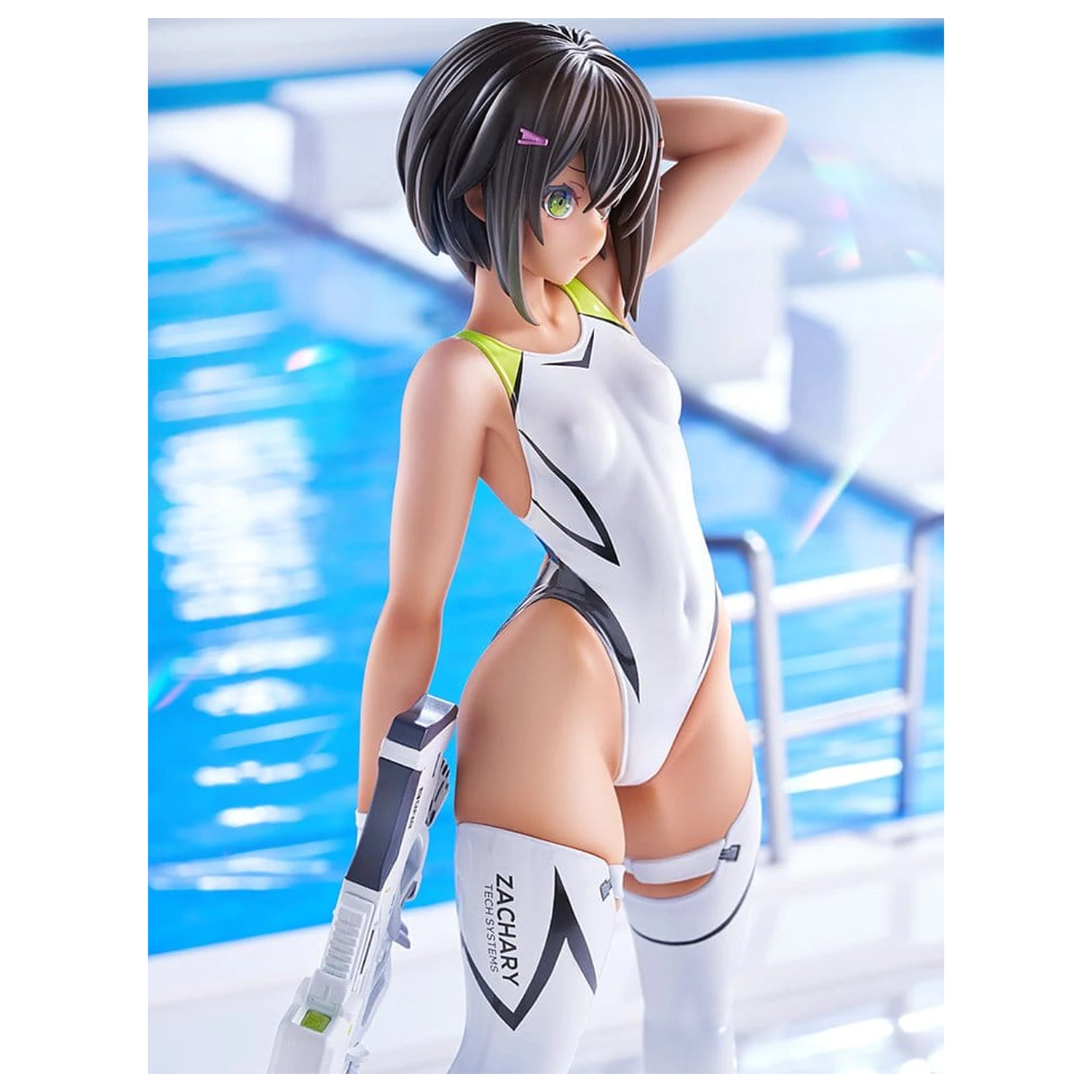 Arms Note PVC Figur 1/7 Buchou-chan of the Swimming Club White Swimsuit Ver. 22 cm Produktfoto