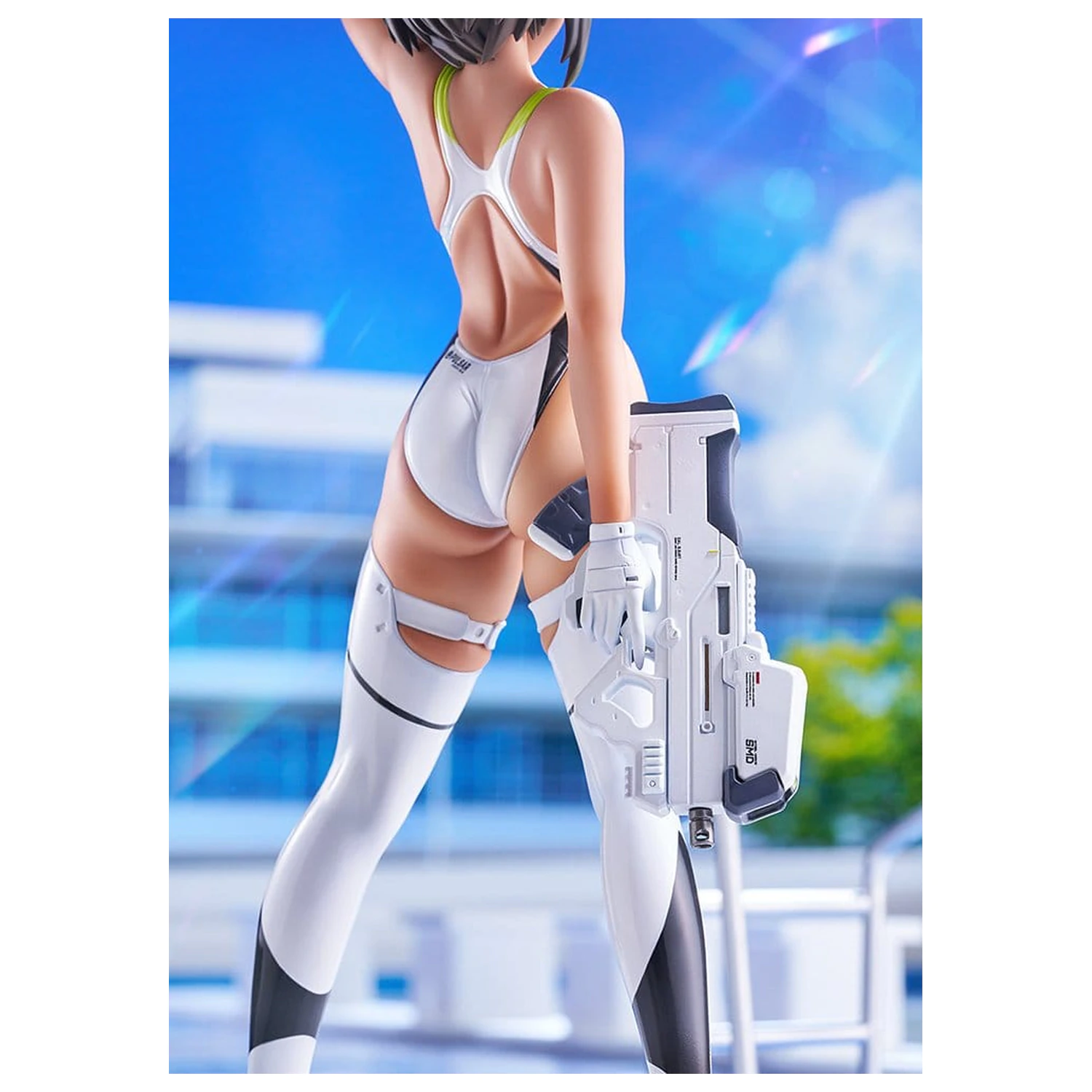 Arms Note PVC Figur 1/7 Buchou-chan of the Swimming Club White Swimsuit Ver. 22 cm Produktfoto