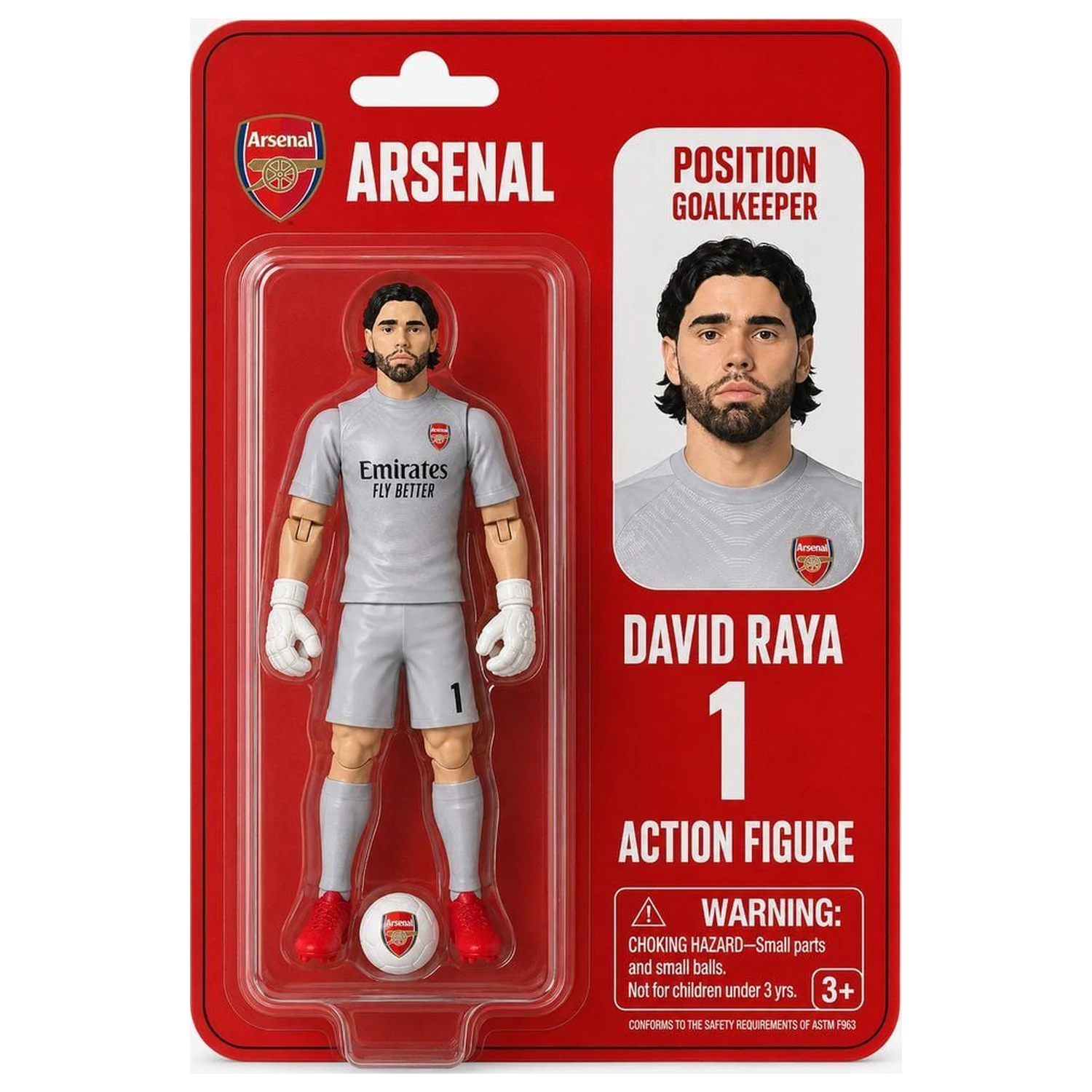 Arsenal David Raya Actionfigur 10cm Produktfoto