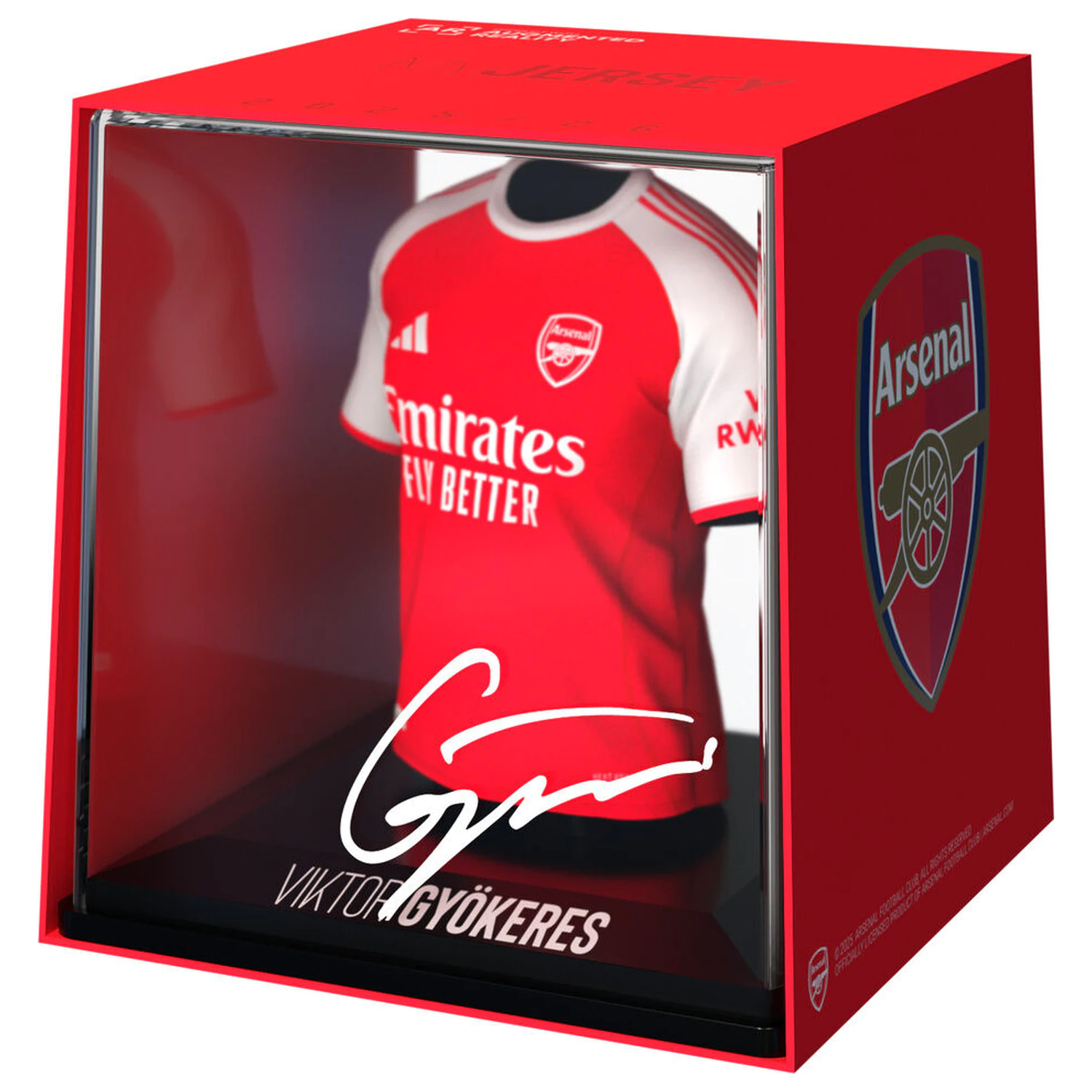 Arsenal Viktor Gyökeres Miniatur T-Shirt Figur Produktfoto