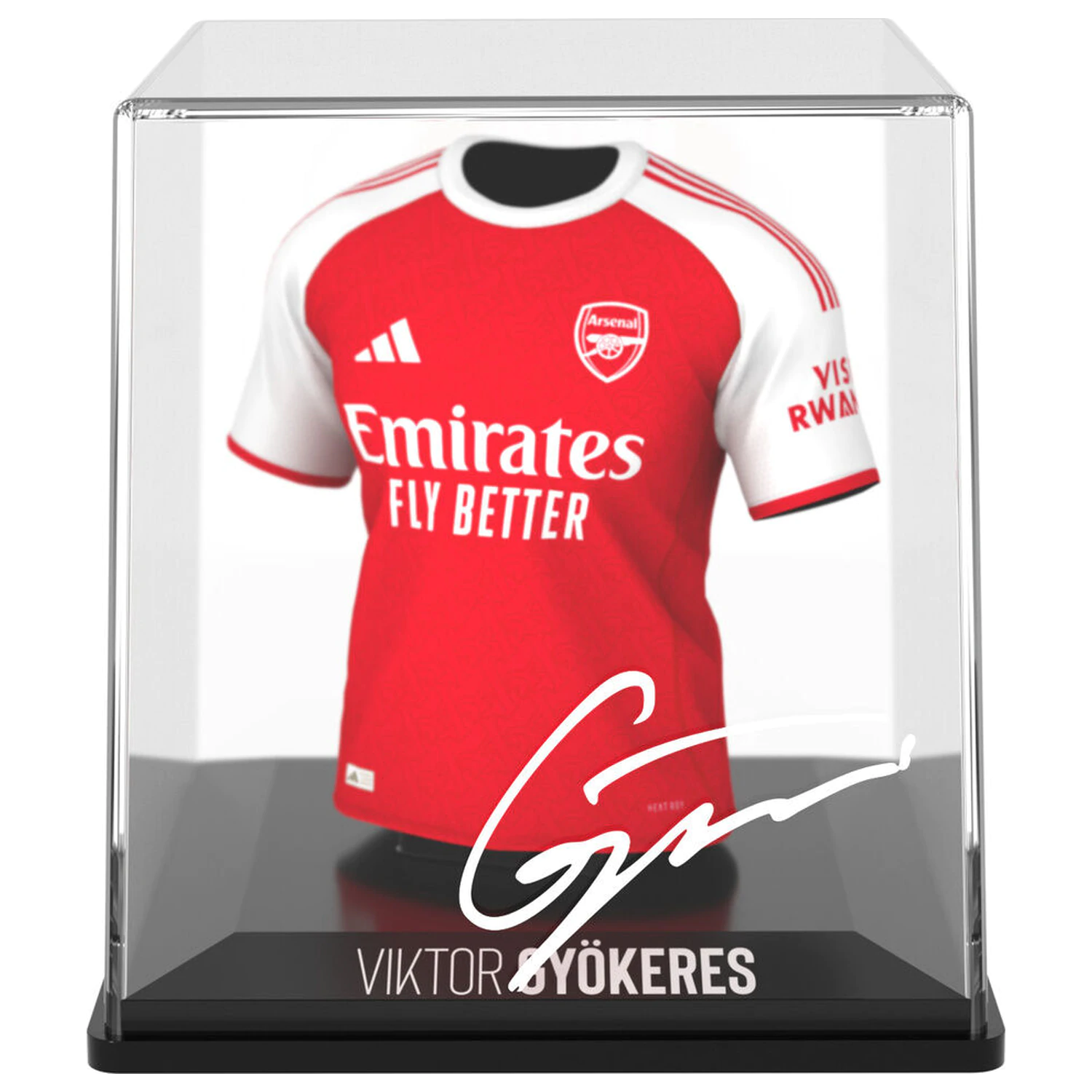 Arsenal Viktor Gyökeres Miniatur T-Shirt Figur Produktfoto