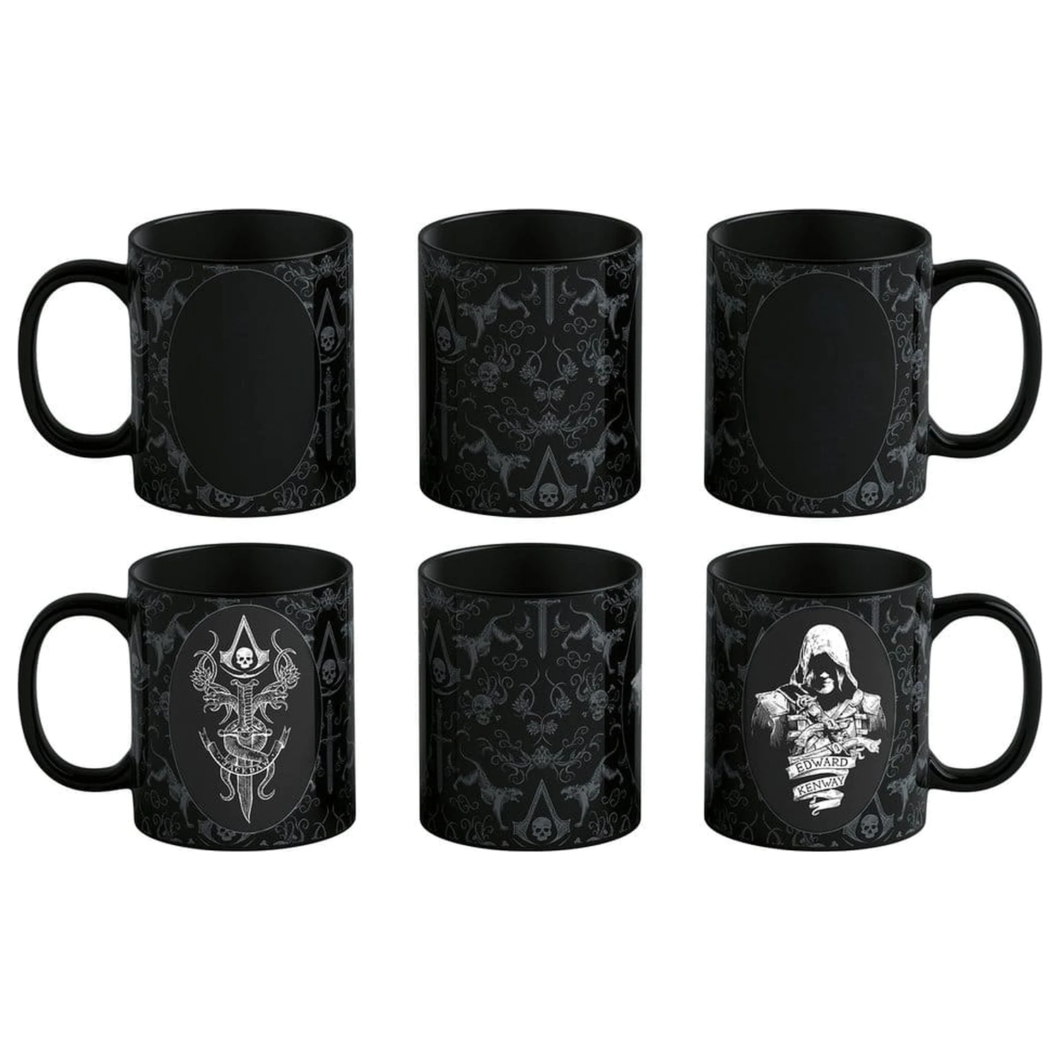 Assassin's Creed Black Flag Resynced Heat Change Tasse Edward Kenway 480 ml Produktfoto