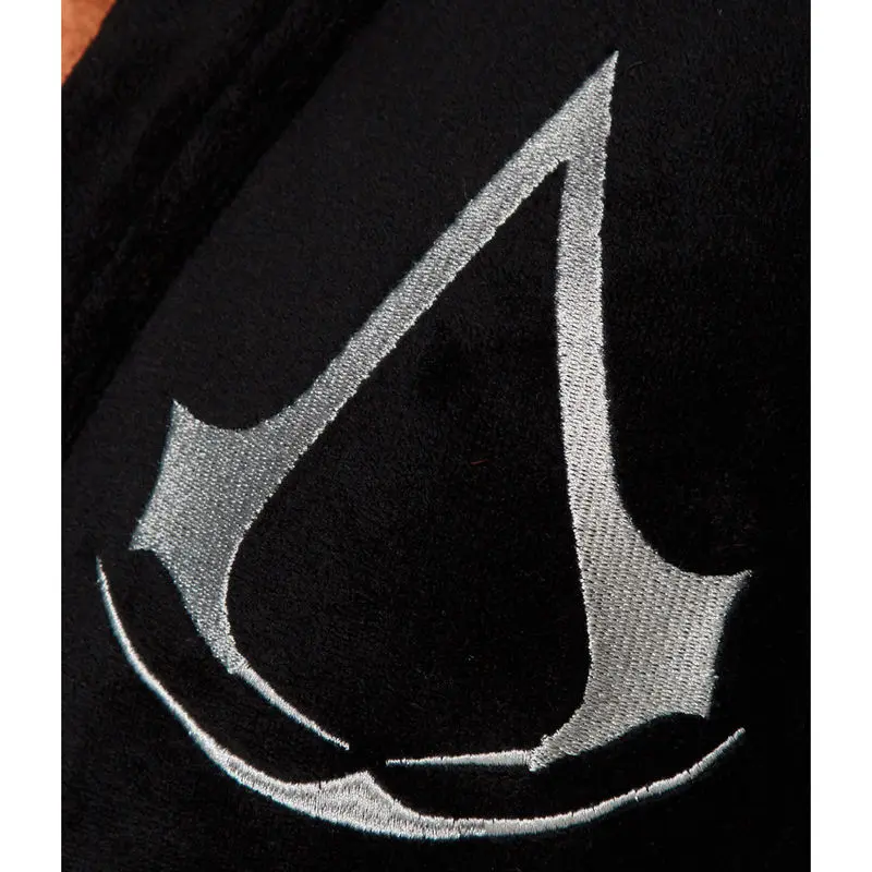 Assassin's Creed Fleece-Bademantel White Logo Produktfoto
