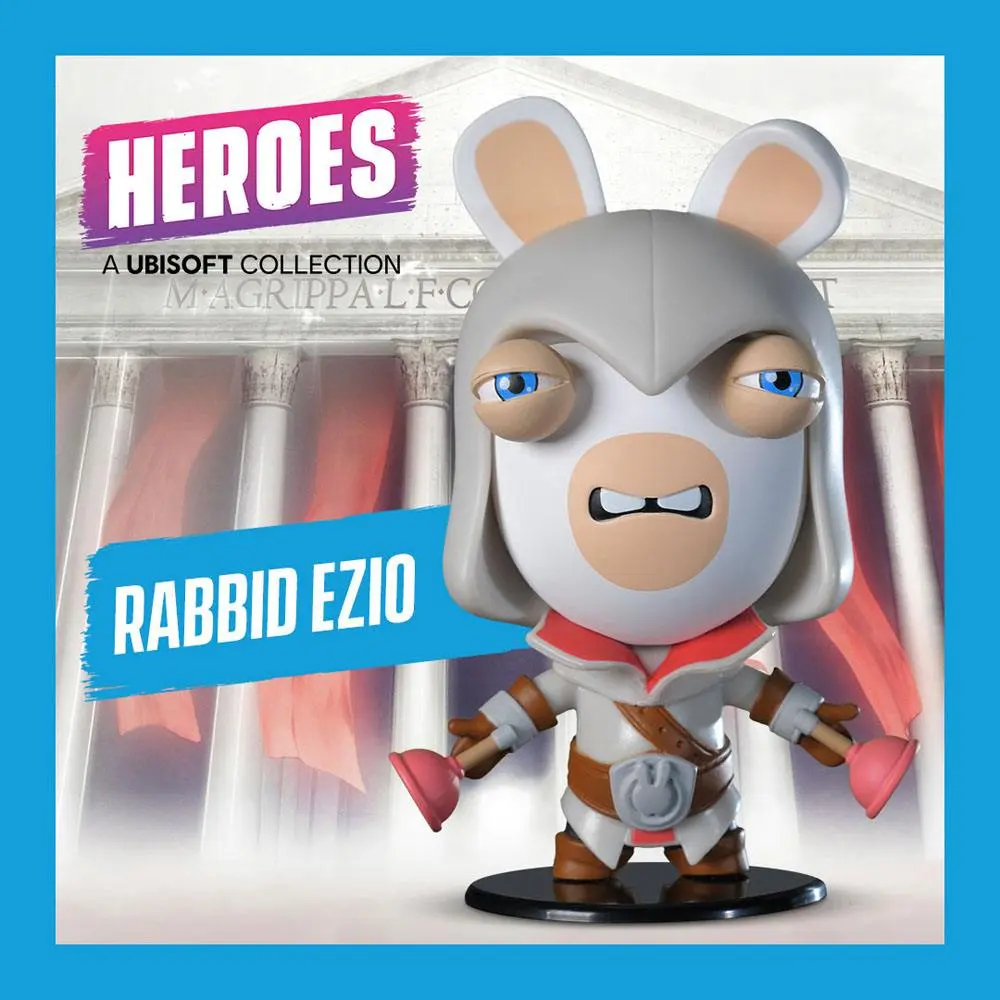 Assassin's Creed / Raving Rabbids Ubisoft Heroes Collection Chibi Figur Rabbid Ezio 10 cm termékfotó