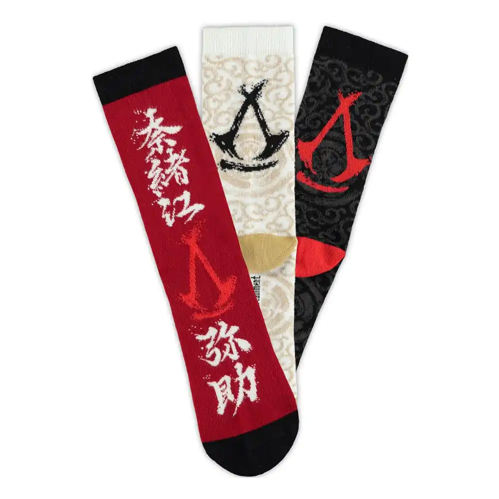 Assassin´s Creed Shadows Socken 3er-Pack Crew 35-38 Produktfoto