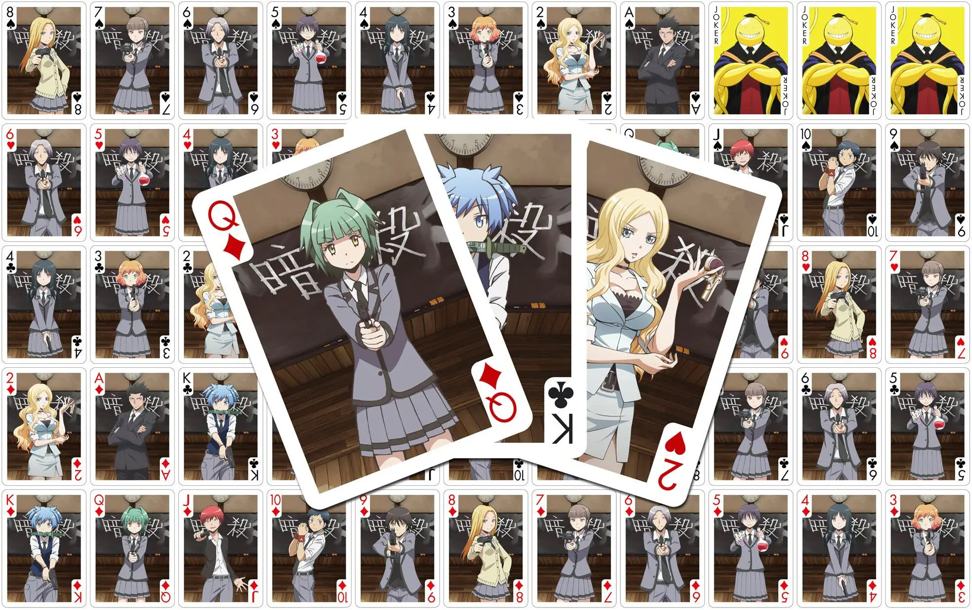 Assassination Classroom Spielkarten Characters termékfotó