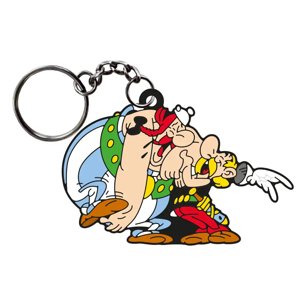 Asterix Schlüsselanhänger Asterix & Obelix Laughing 9 cm termékfotó