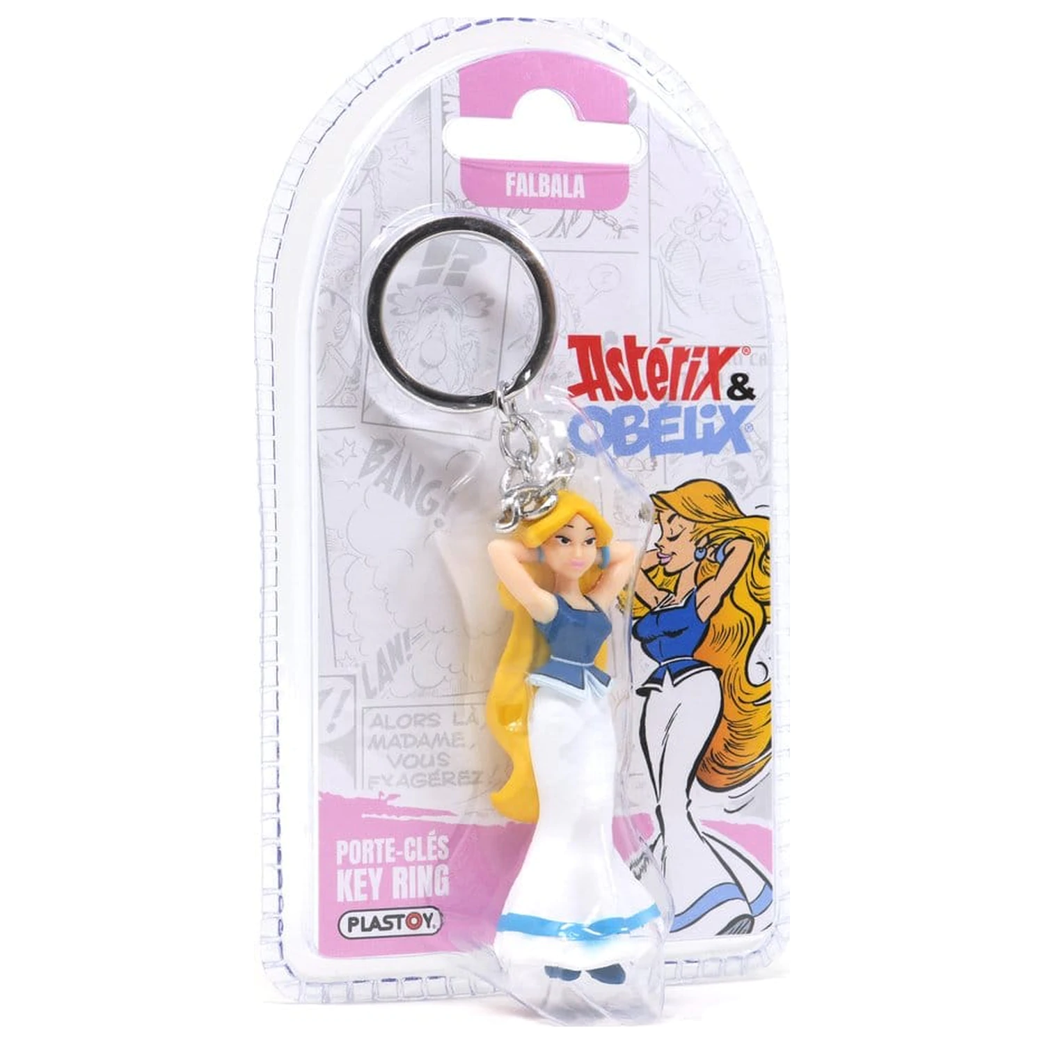 Asterix Schlüsselanhänger Falbala Hände im Haar (Blister) Produktfoto