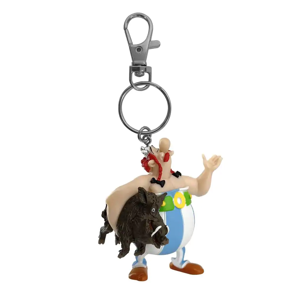 Asterix Schlüsselanhänger Obelix mit Wildschwein14 cm termékfotó