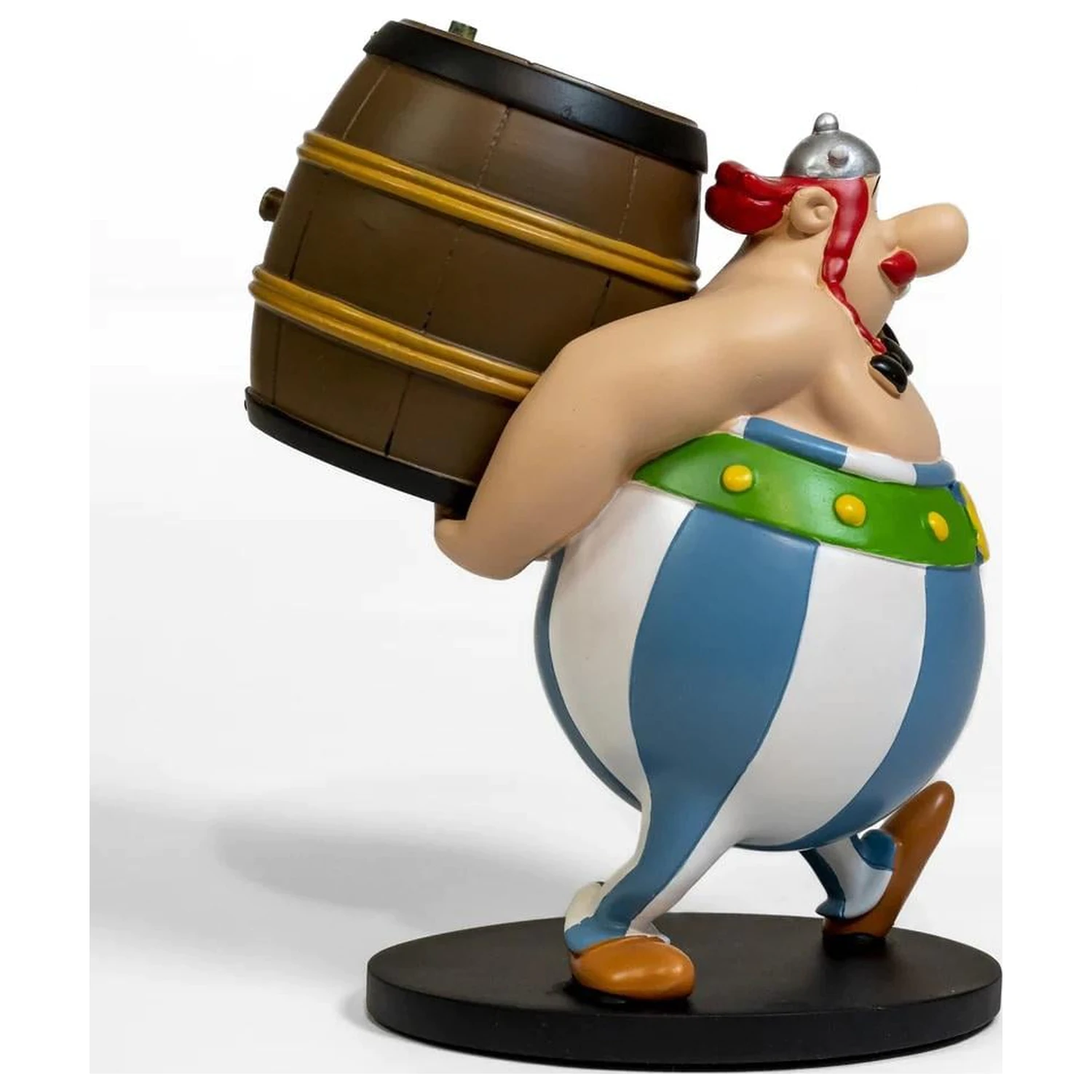 Asterix & Obelix Obélix lädt ein Fass Statue 25cm Produktfoto
