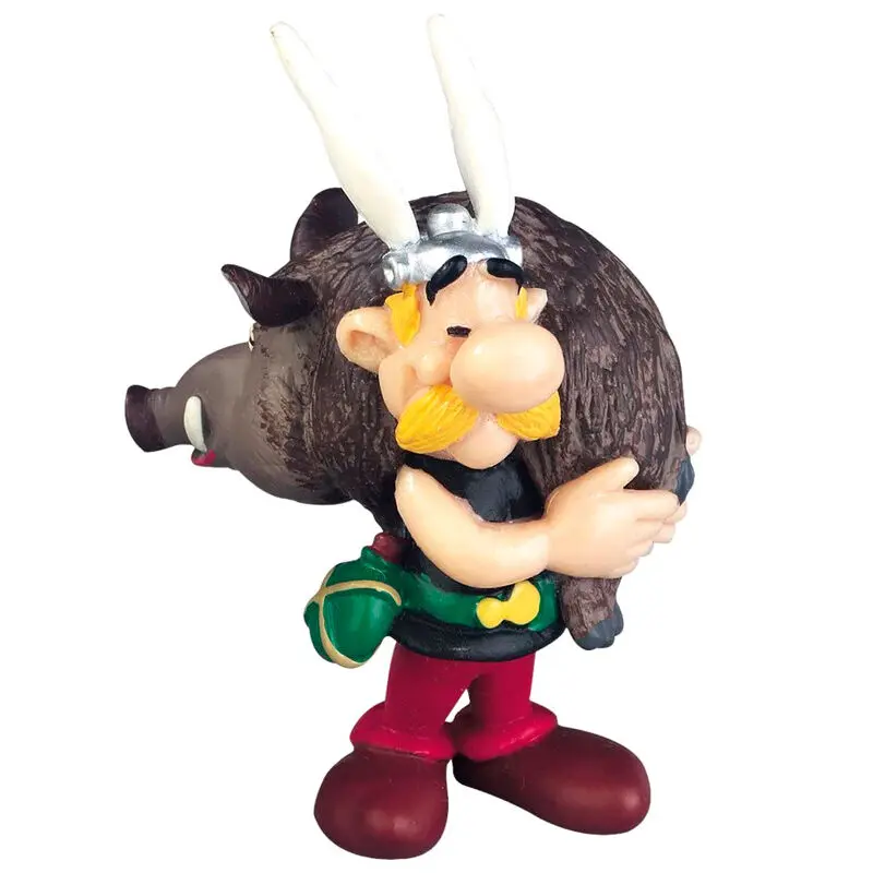 Asterix Figur Asterix mit Wildschwein 6 cm termékfotó