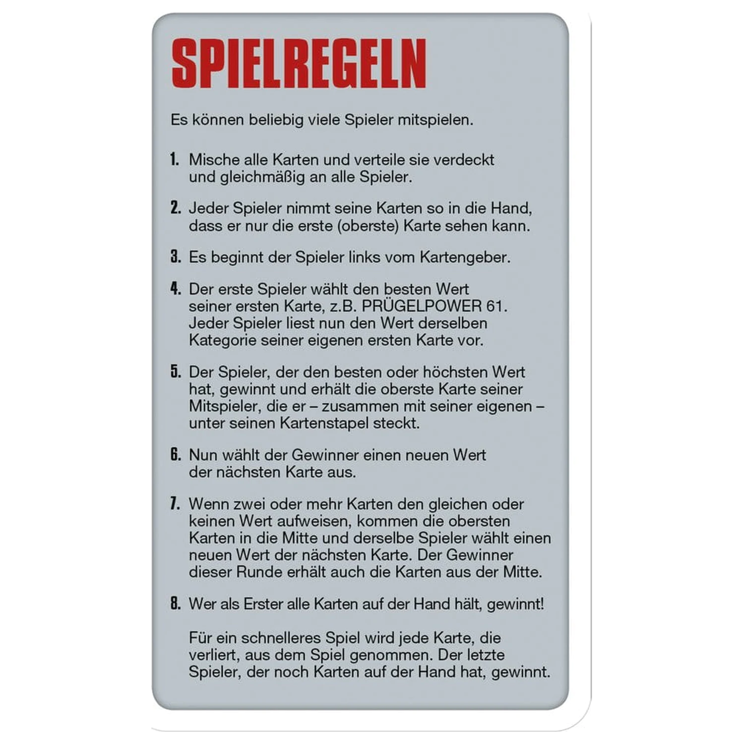 Asterix Kartenspiel Top Trumps *deutsche Version* Produktfoto