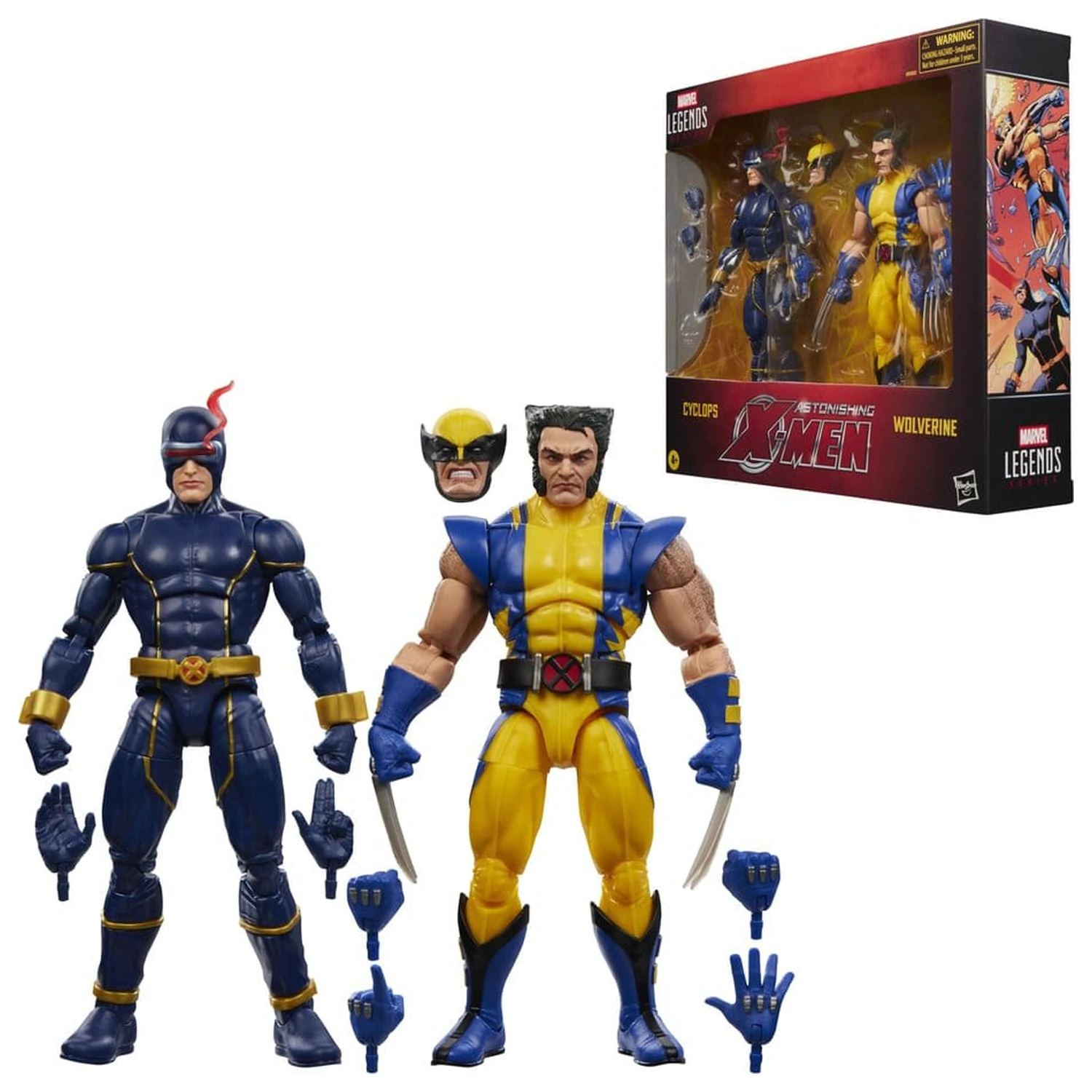 Astonishing X-Men Marvel Legends Actionfiguren 2er-Pack Cyclops & Wolverine 15 cm Produktfoto
